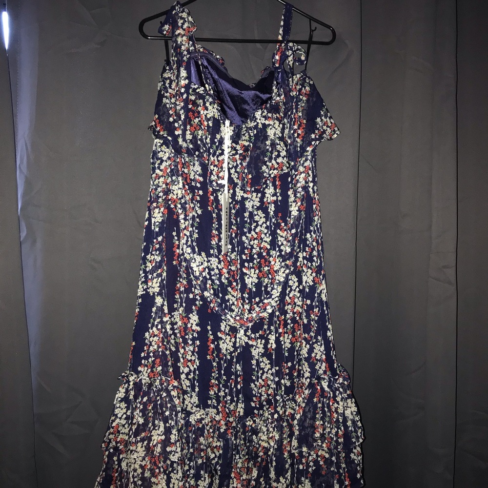 Saint + secrets mid length dress